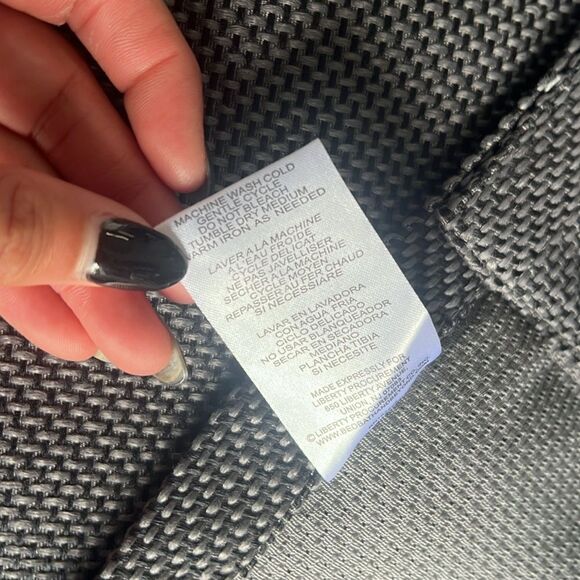 Set of (2) Blackout Curtains Gray Color - Textured Panel 8 Metal Grommets - NEW - Picture 5 of 5